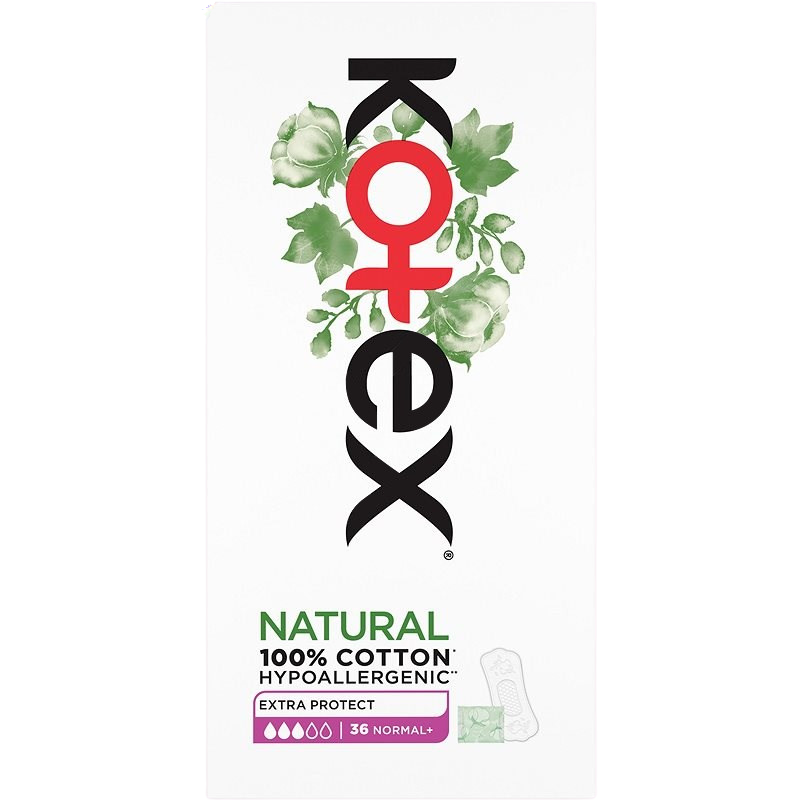 KOTEX® ® Liners Natural Normal+ 36 ks