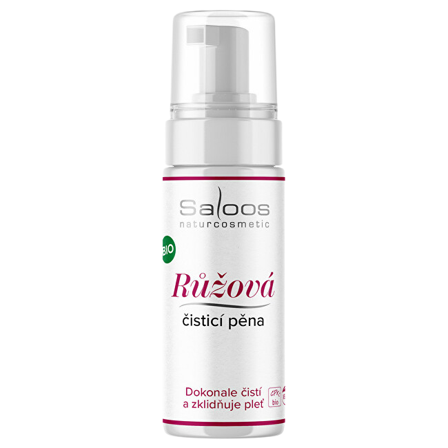 SALOOS Bio Ružová čistiaca pena na pleť 150 ml