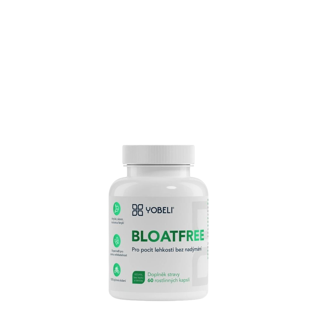 LOBEY Yobeli Bloatfree - komplex proti nadýmání 60 kapslí