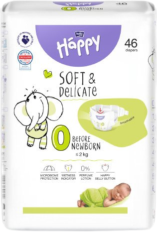 BELLA HAPPY Baby before newborn 46 kusov kúpite na Pilulka.sk