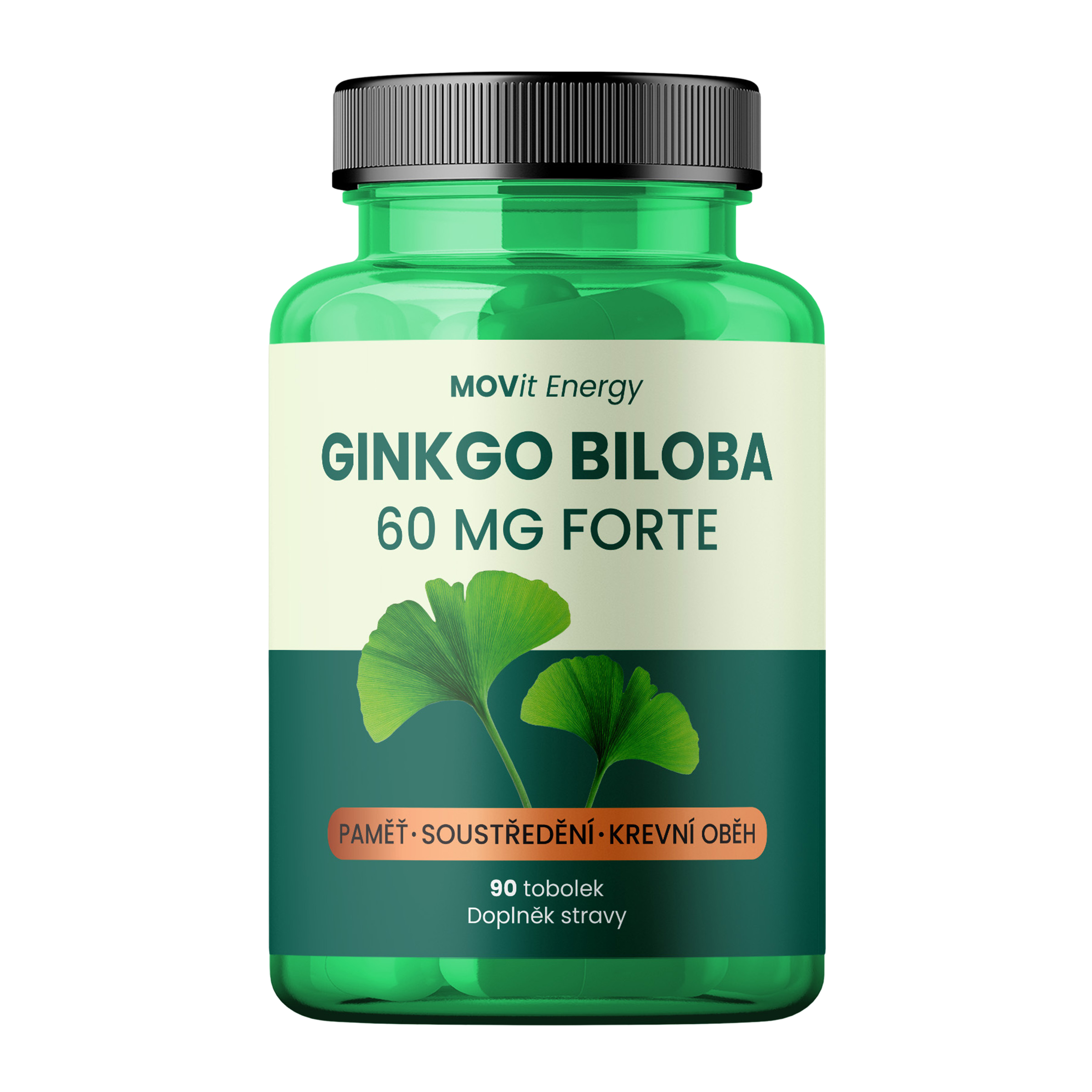 MOVit Energy Ginkgo Biloba 60 mg Forte, 90 tobolek