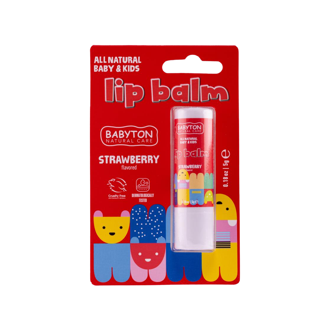 Babyton Přírodní balzám na rty Jahoda 5 g