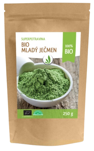 Allnature Mladý jačmeň BIO prášok v BIO kvalite na detoxikáciu organizmu a podporu imunity 250 g kúpite na Pilulka.sk