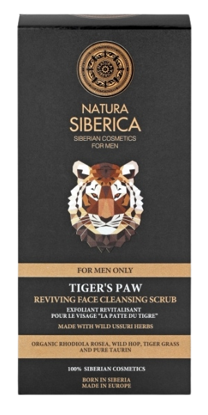 NATURA SIBERICA Men Revitalizačný čistiaci peeling - Tygria laba 150 ml