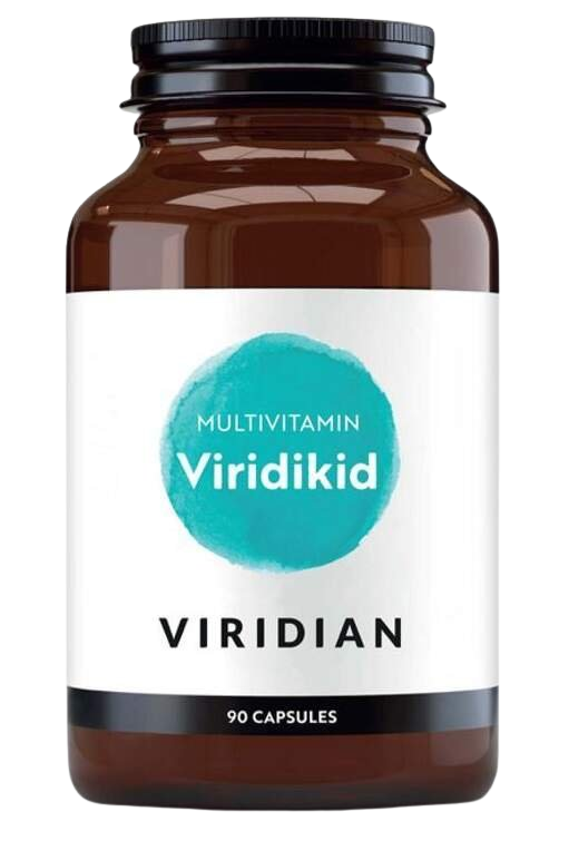 Viridian Nutrition Multivitamin Viridikid kapsuly s multivitamínovým komplexom pre deti 90 cps