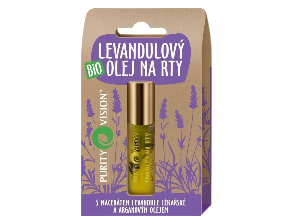 PURITY VISION Bio Levanduľový olej na pery 10 ml