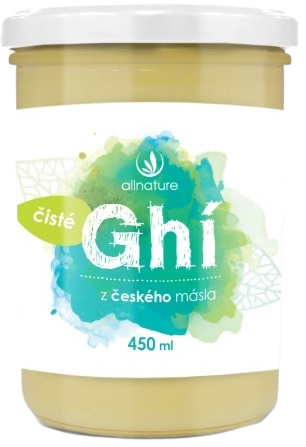 Allnature Ghí prepustené maslo 450 ml