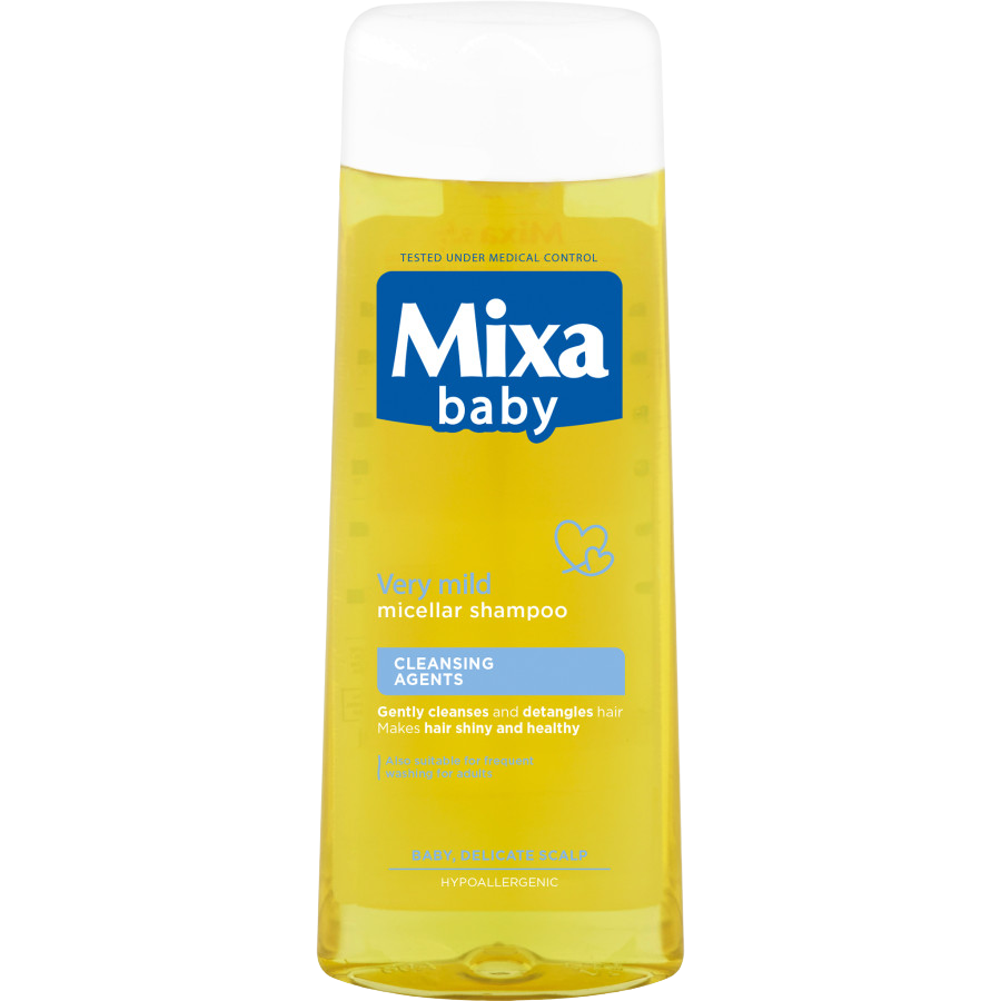 Mixa Baby Velmi jemný micelární šampon 300 ml koupíte na Pilulka.cz