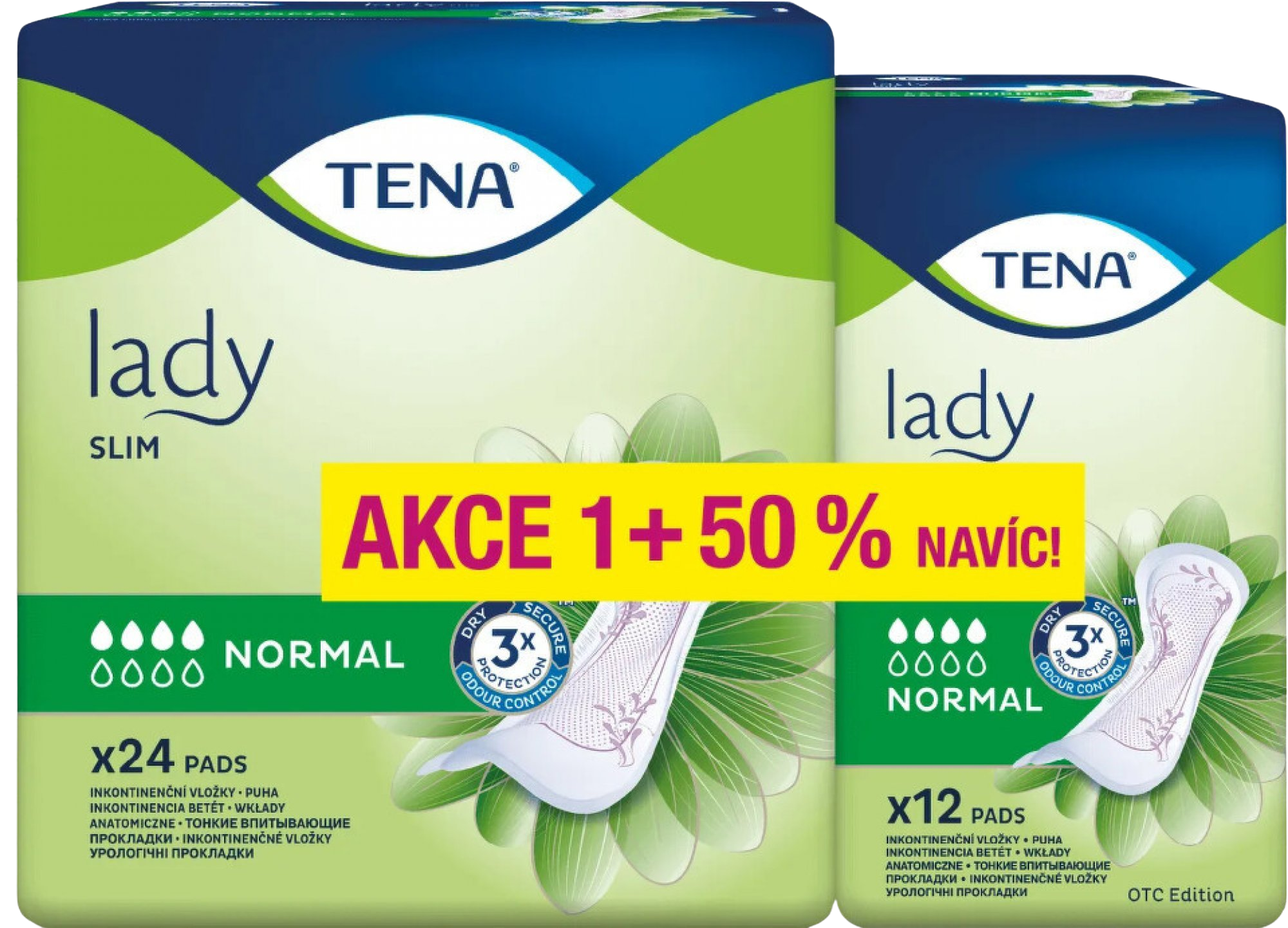 TENA Lady Slim Normal inkontinenčné vložky 36 ks