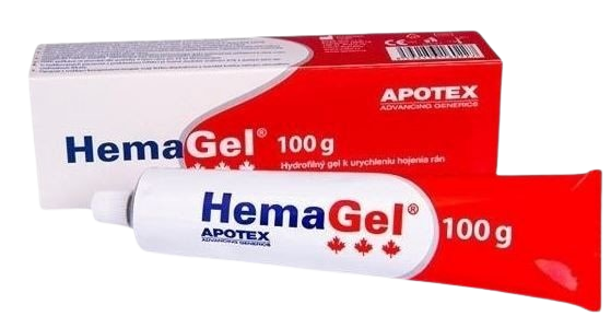 HEMAGEL gél na ošetrenie povrchových poranení 100 g
