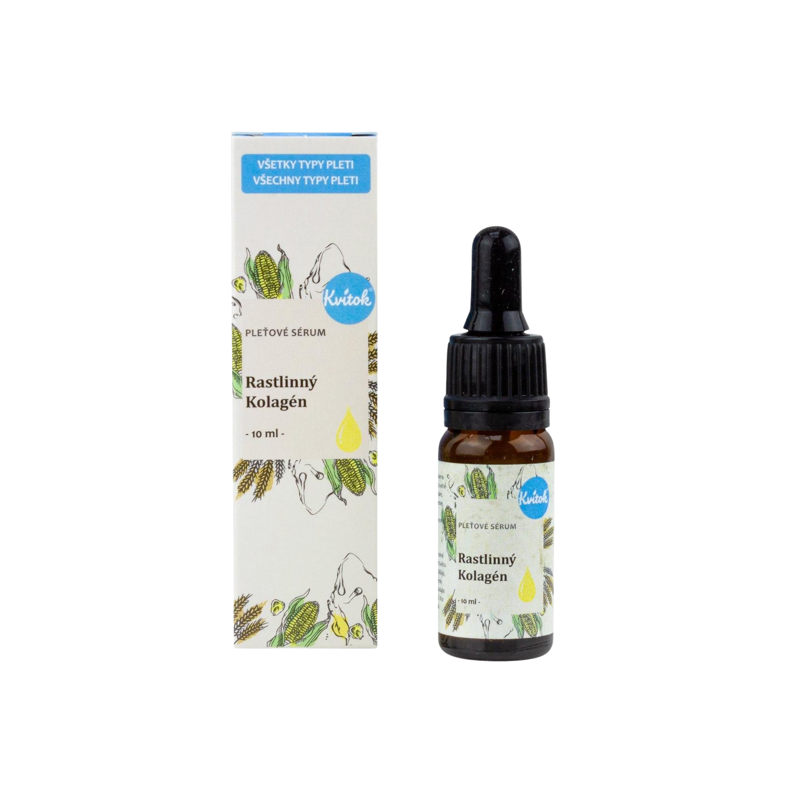 KVITOK Pleťové sérum - Kolagén (rastlinný) 10 ml
