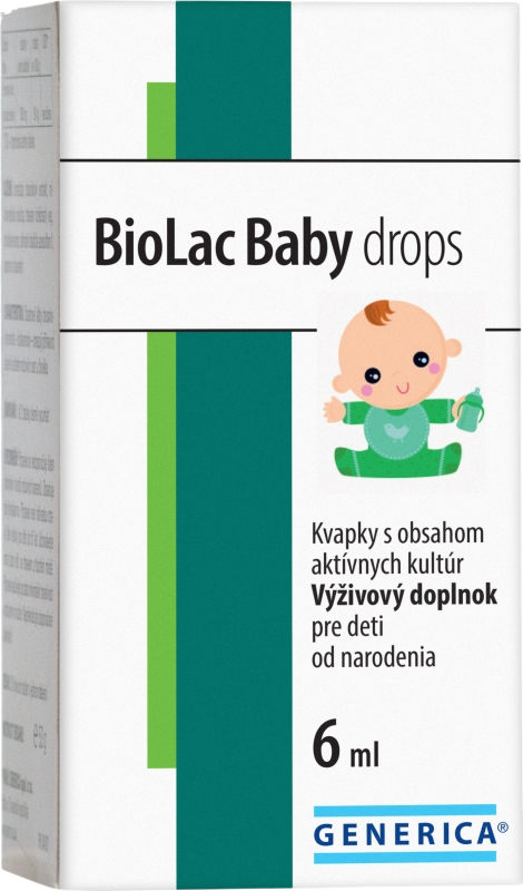 GENERICA Biolac baby drops 6 ml kúpite na Pilulka.sk