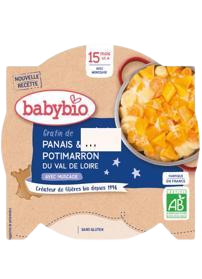 BABYBIO Good Night menu gratinovaný paštrnák s dýňou 260 g