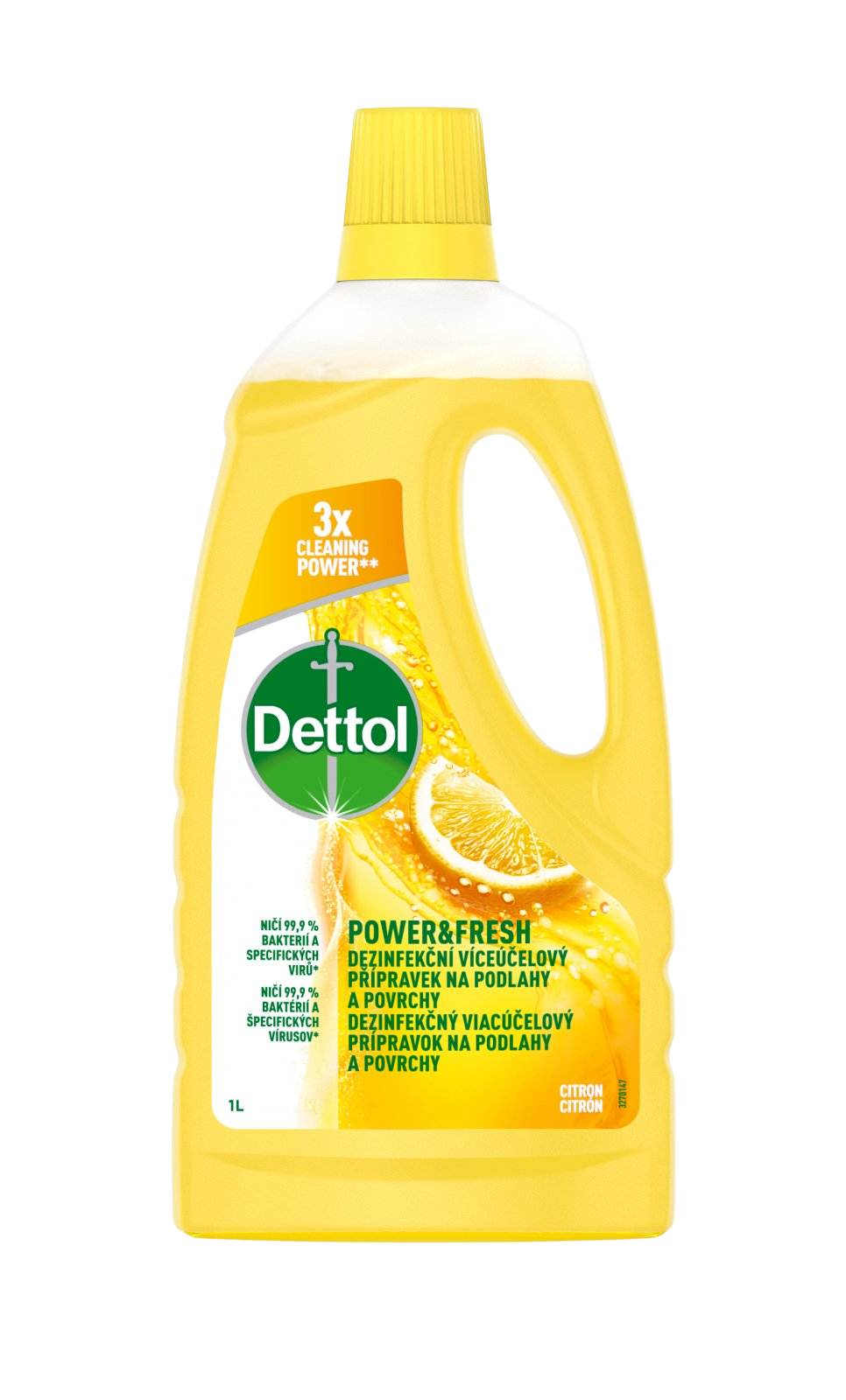 DETTOL Fresh Citron dezinfekční přípravek na podlahy a povrchy 1 l