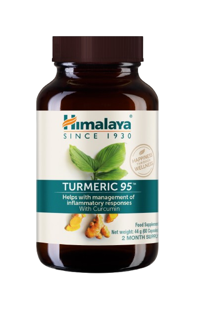 HIMALAYA Organic Tumeric 95 BIO 60 kapslí
