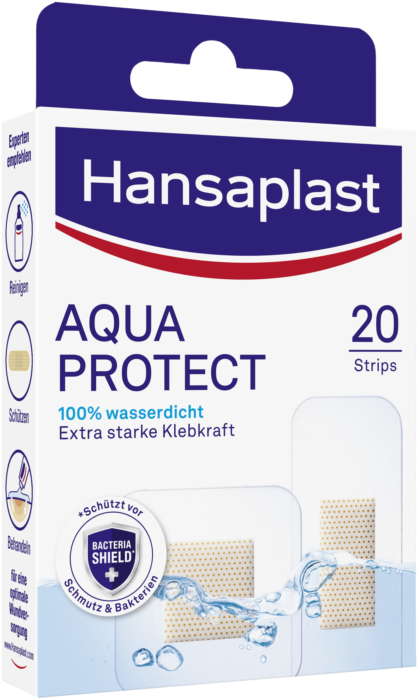 HANSAPLAST Aqua Protect náplasť 20 ks kúpite na Pilulka.sk