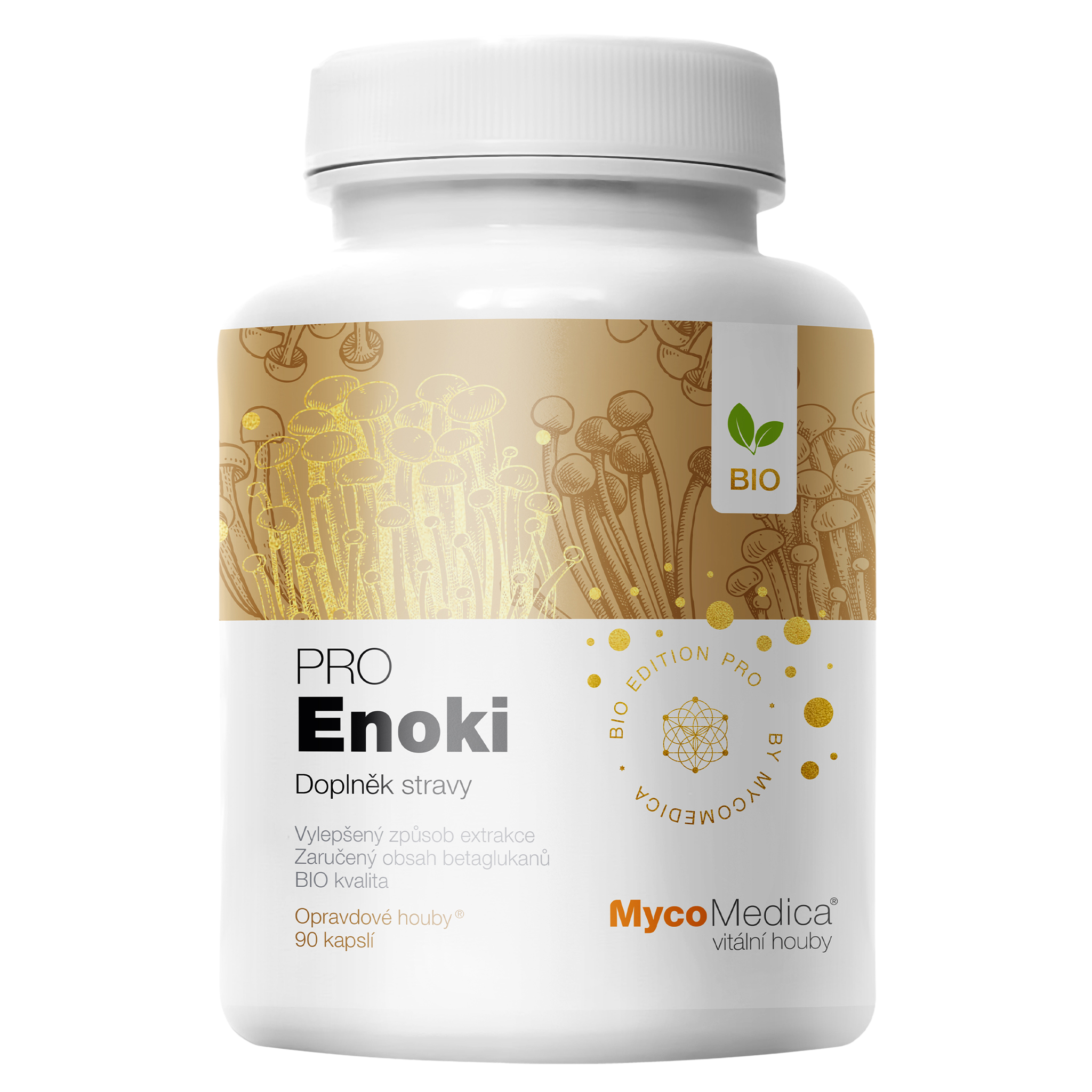 MYCOMEDICA BIO Enoki PRO 90 kapslí