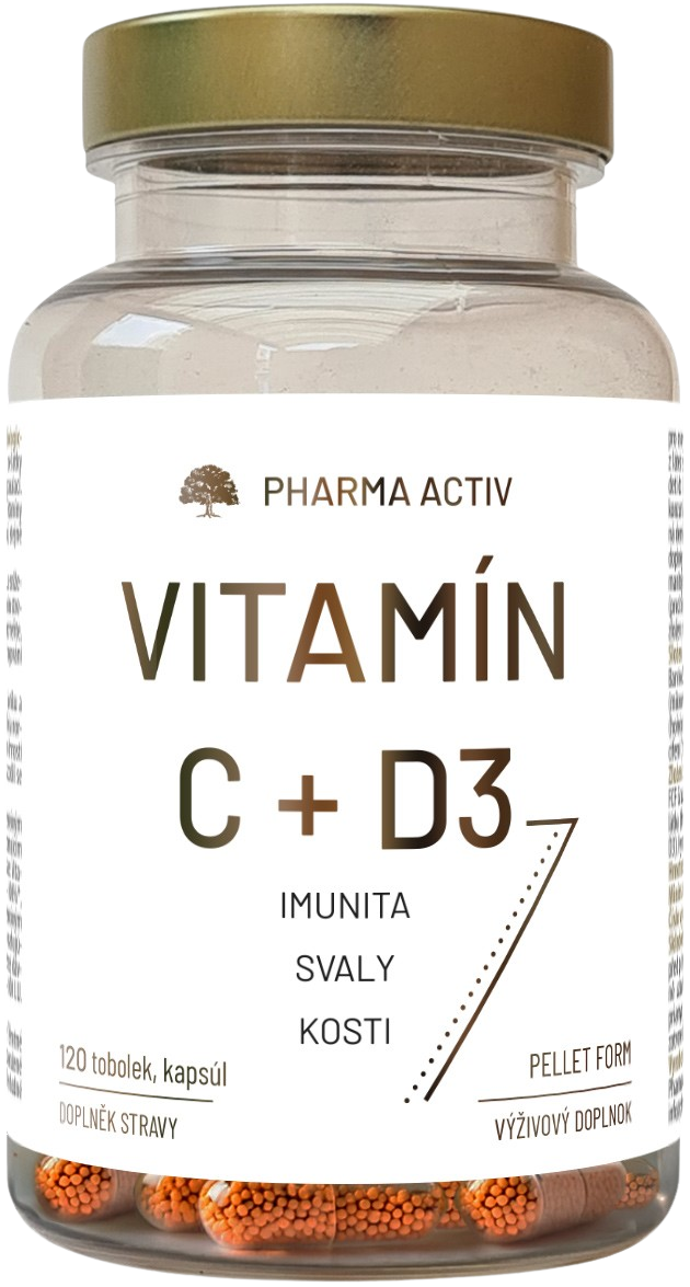 Vitamín C + D3 tob.120 koupíte na Pilulka.cz