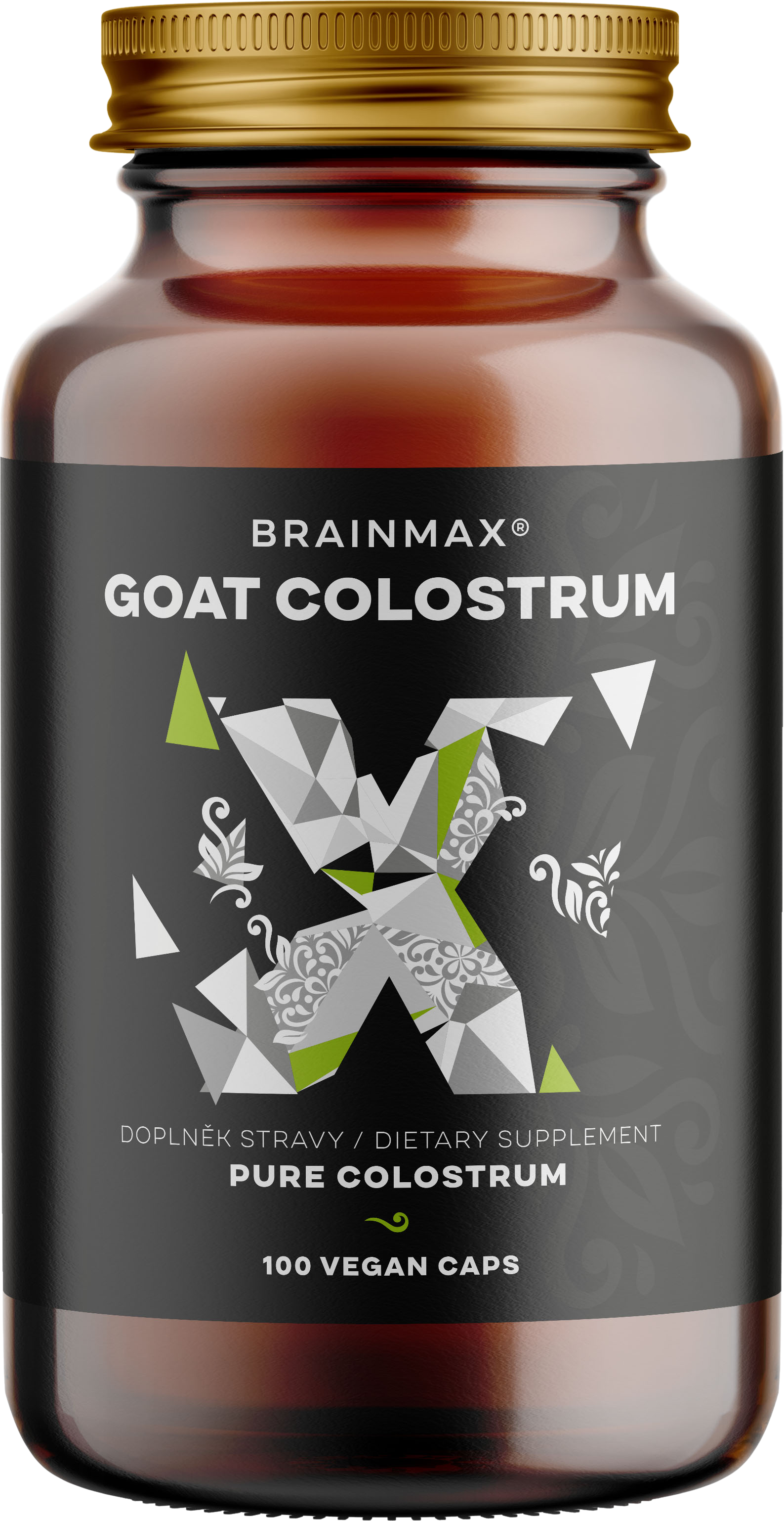 Fotografie BRAINMAX Kozí kolostrum 100 kapslí