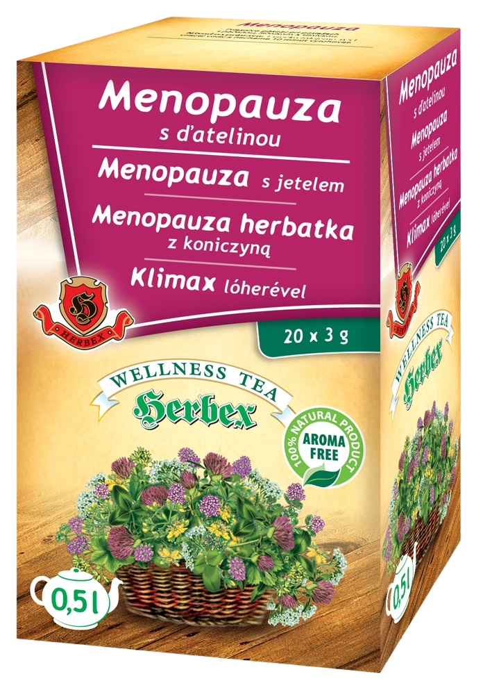 HERBEX MENOPAUZA s ďatelinou bylinná zmes 20 x 3 g