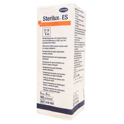 Hartmann Sterilux es kompres nesterilný 5 cm x 5 cm 100 ks