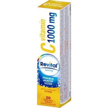 REVITAL Vitamín C 1000 mg Citrón 20 šumivých tabliet kúpite na Pilulka.sk