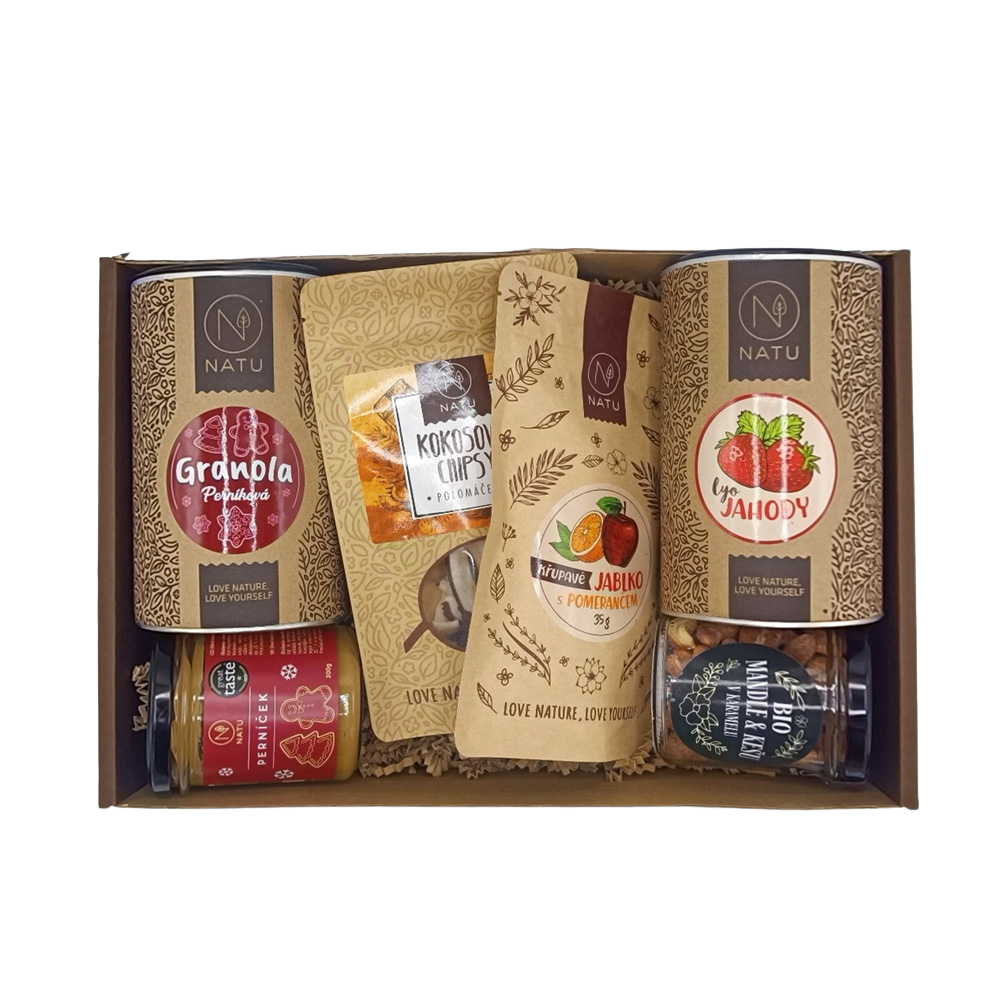 NATU Dárkový box Sladké a veselé
