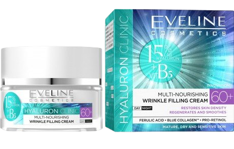 EVELINE Hyaluron Clinic Denný a nočný krém 60+ 50 ml
