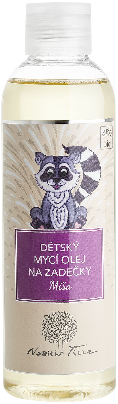 NOBILIS TILIA Detský umývací olej na zadočky Míša 200ml