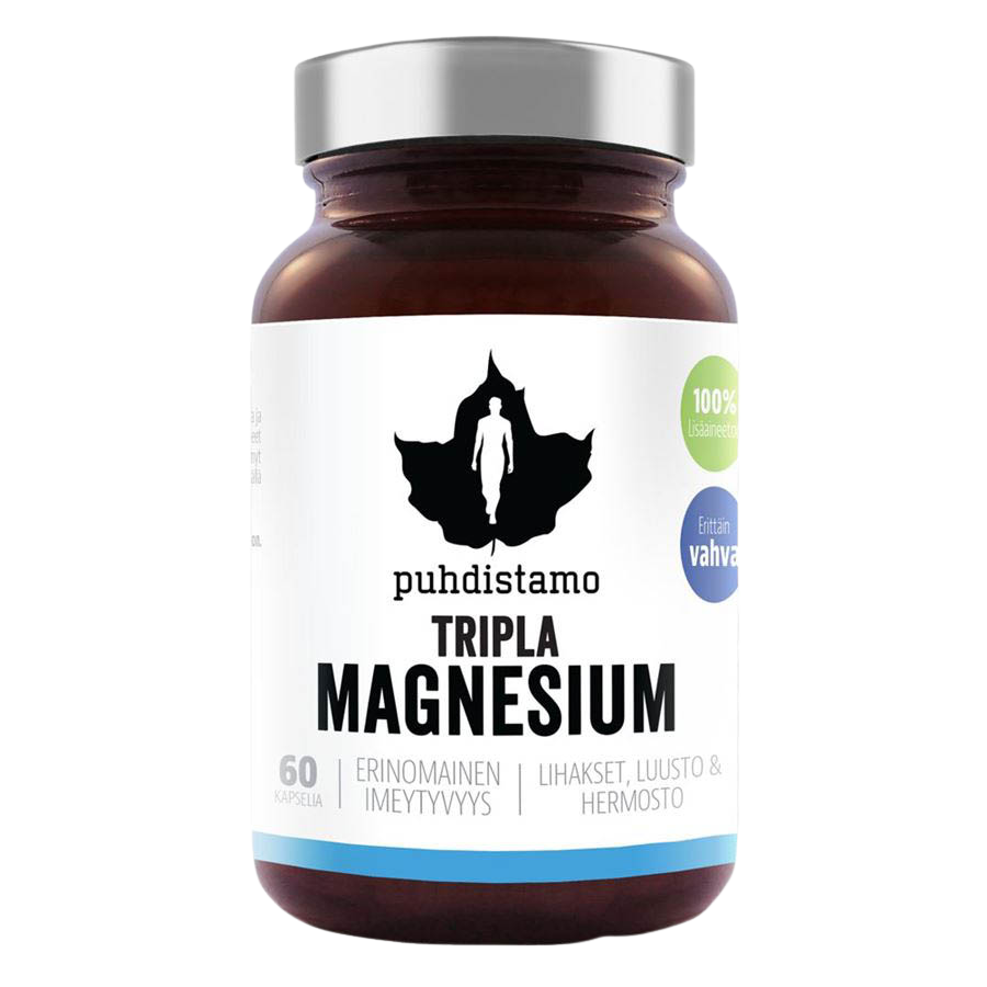 PUHDISTAMO Tripla Magnesium 60 kapsúl
