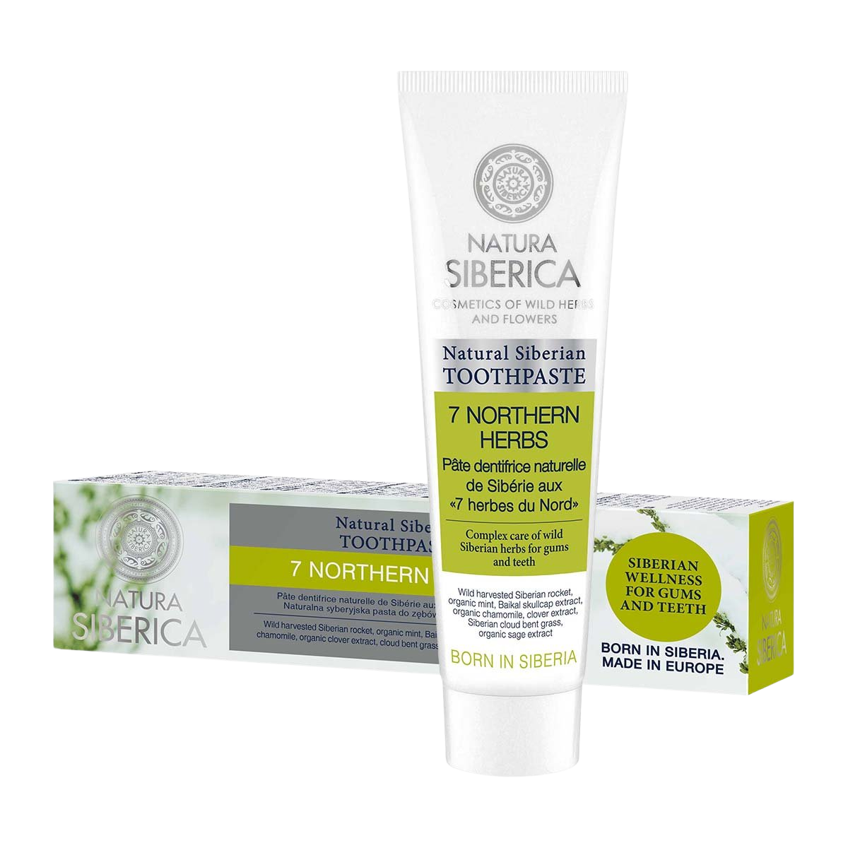 NATURA SIBERICA Prírodná sibírska zubná pasta - 7 sibírskych bylín 100 g