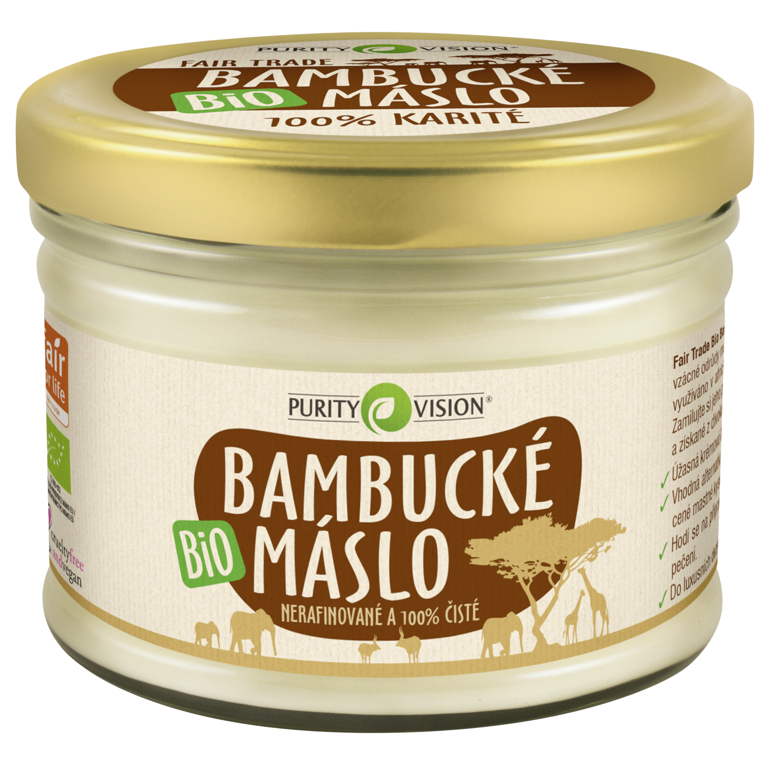 Purity Vision BIO Bambucké maslo 350 ml