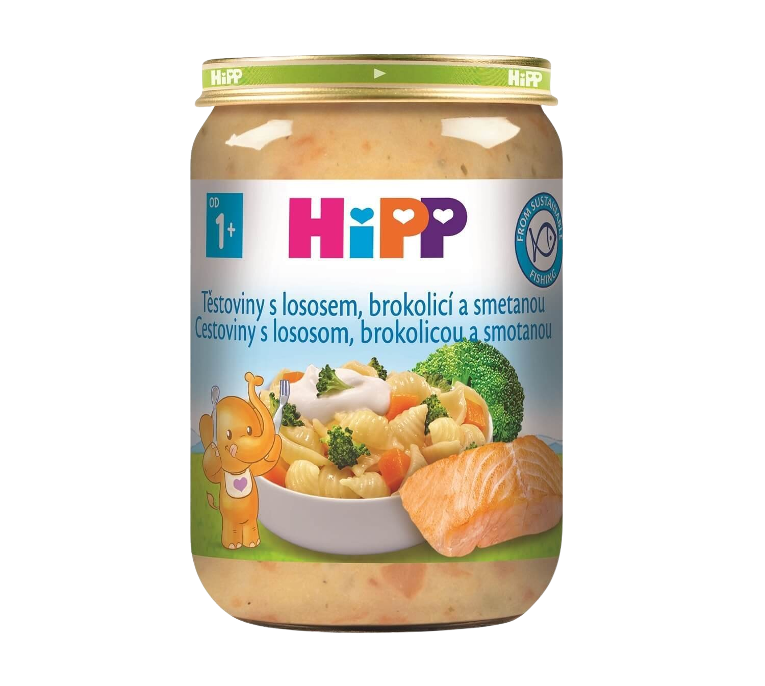 Hipp BIO cestoviny s lososom, brokolicou a smotanou detský príkrm 250 g kúpite na Pilulka.sk