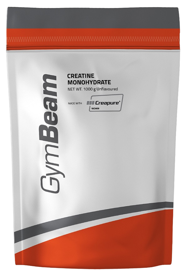 GymBeam Creatine Monohydrate podpora športového výkonu príchuť Unflavoured 250 g
