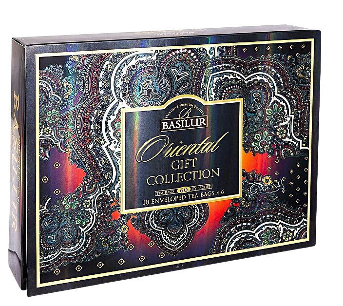 BASILUR Orient Assorted papierová kazeta 10 x 6 vrecúšok