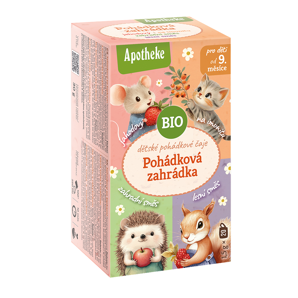 APOTHEKE BIO čaj dětský Pohádková zahrádka 4v1 20 x 1.5 g