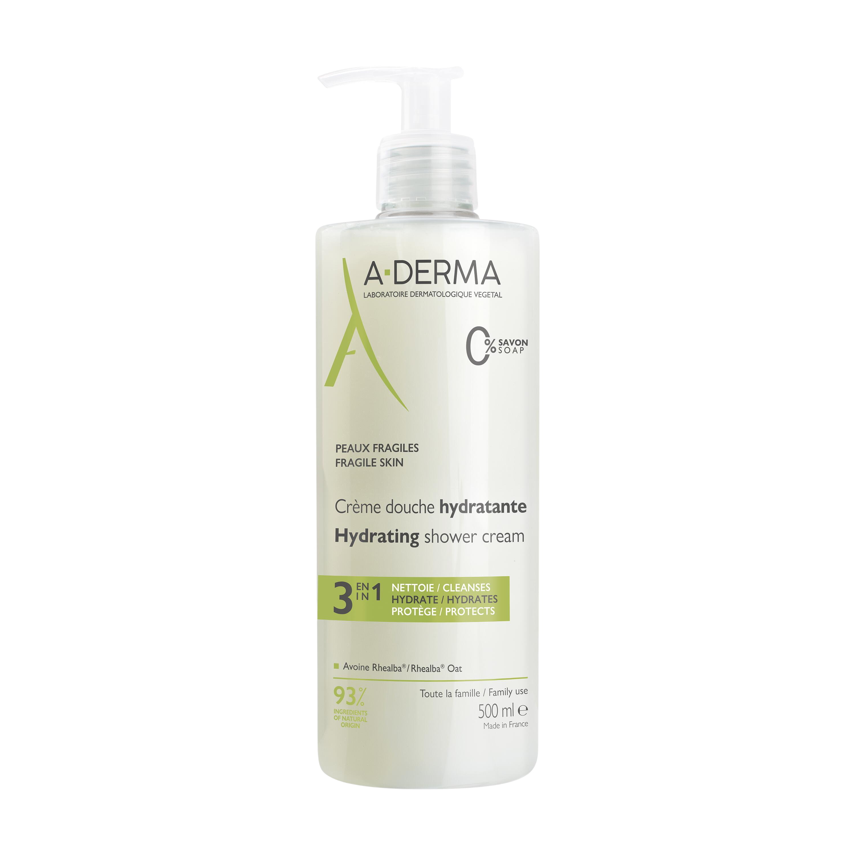 A-DERMA Hydratační sprchový krém 500ml