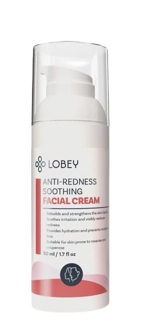 LOBEY Zklidňující krém na začervenání pleti 50 ml