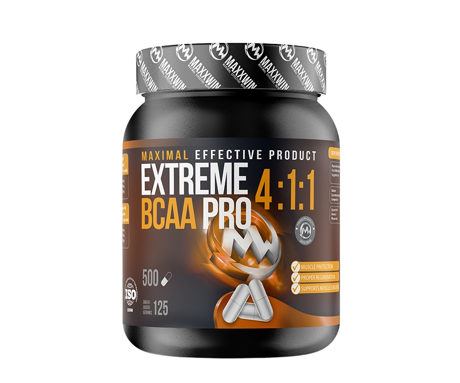 MAXXWIN Extreme BCAA PRO 4:1:1 500 kapsúl. 500 ks