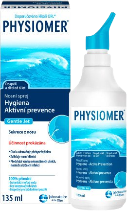 PHYSIOMER jemný sprej Jet&Spray 135 ml