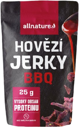 Allnature Hovädzie jerky BBQ sušené mäso hovädzie 25 g