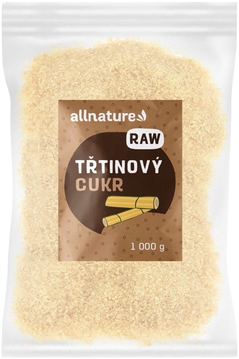 Allnature Trstinový cukor nerafinovaný RAW prírodné sladidlo 1000 g
