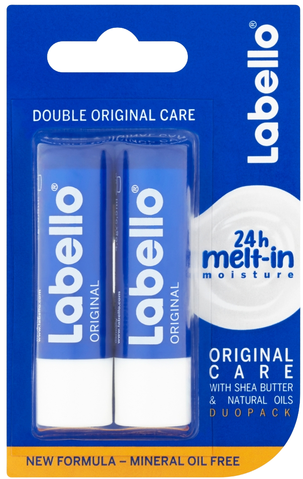 LABELLO Original Ošetrujúci balzam na pery 2 x 4.8 g