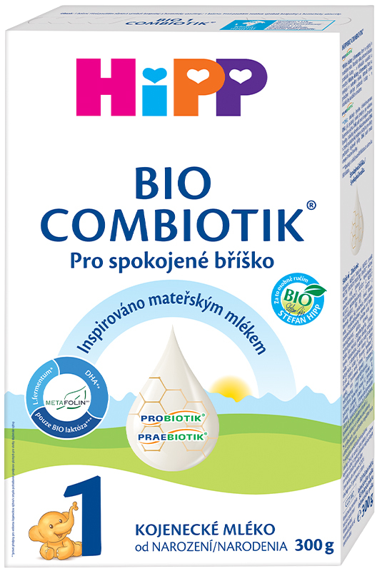 HIPP 1 BIO Combiotik® Počiatočná mliečna dojčenská výživa 300 g kúpite na Pilulka.sk