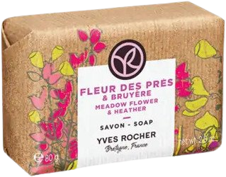 YVES ROCHER Mydlo Lúčne kvety & vres 80 g