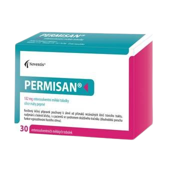 Permisan 182 mg mäkké gastrorezistentné kapsuly cps.enm. 30 x 182 mg kúpite na Pilulka.sk