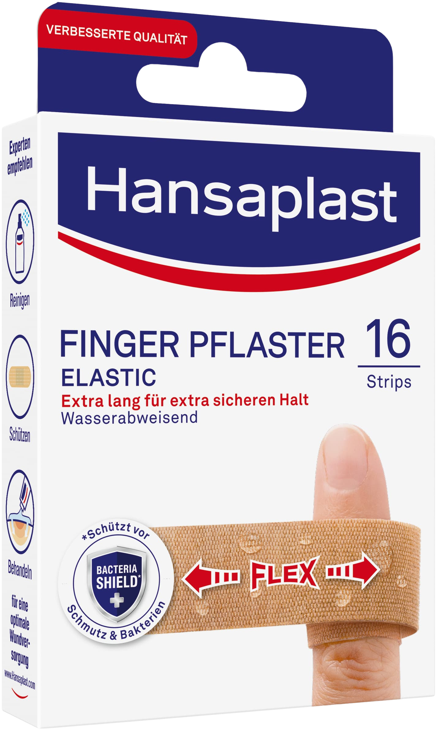 HANSAPLAST Finger Strips náplasť na prsty 16 ks