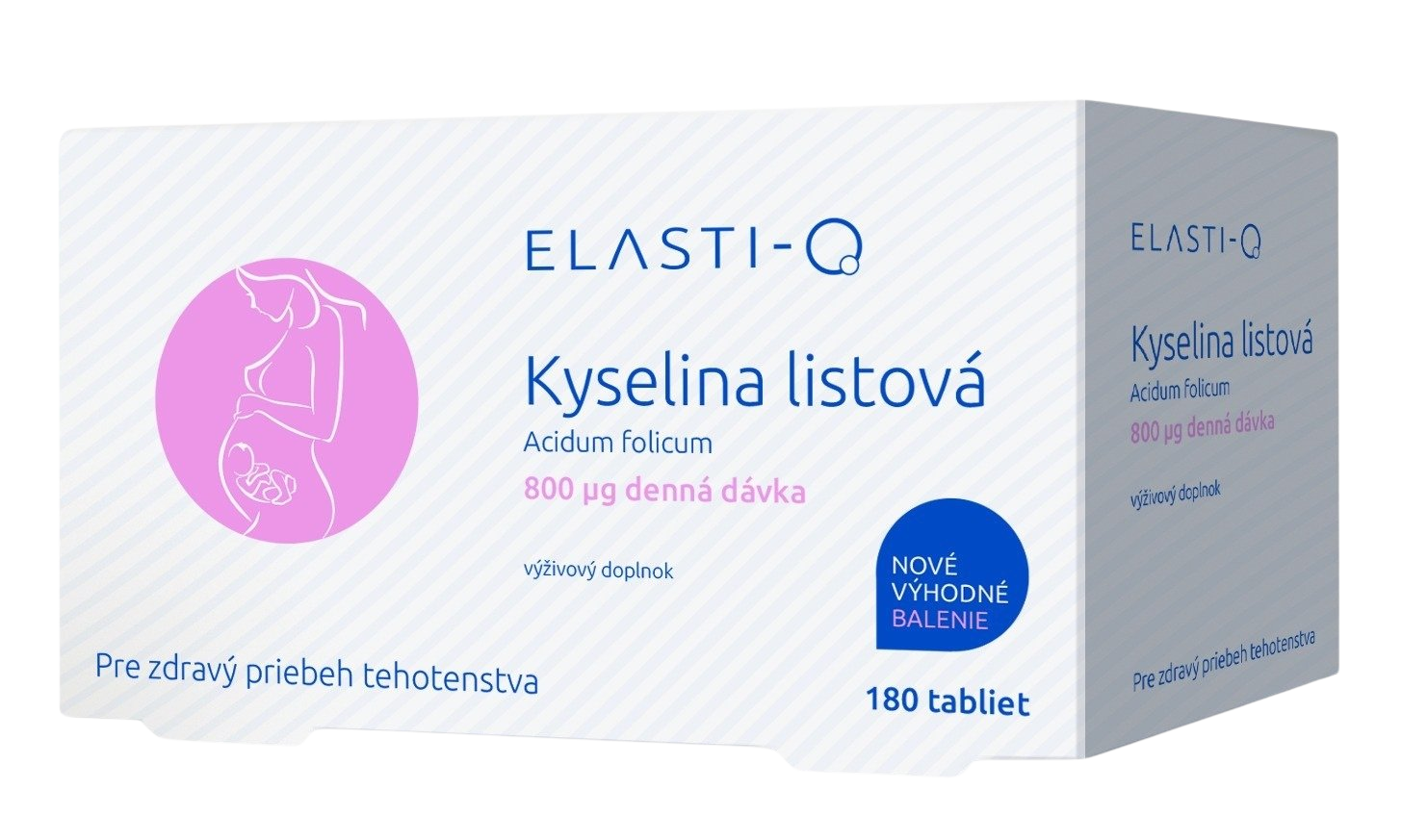 Elasti-Q Kyselina listová 800 μg tablety s kyselinou listovou 180 tbl kúpite na Pilulka.sk