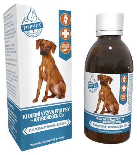 TOPVET Sirup na kĺbovú výživu pre psov 200 ml