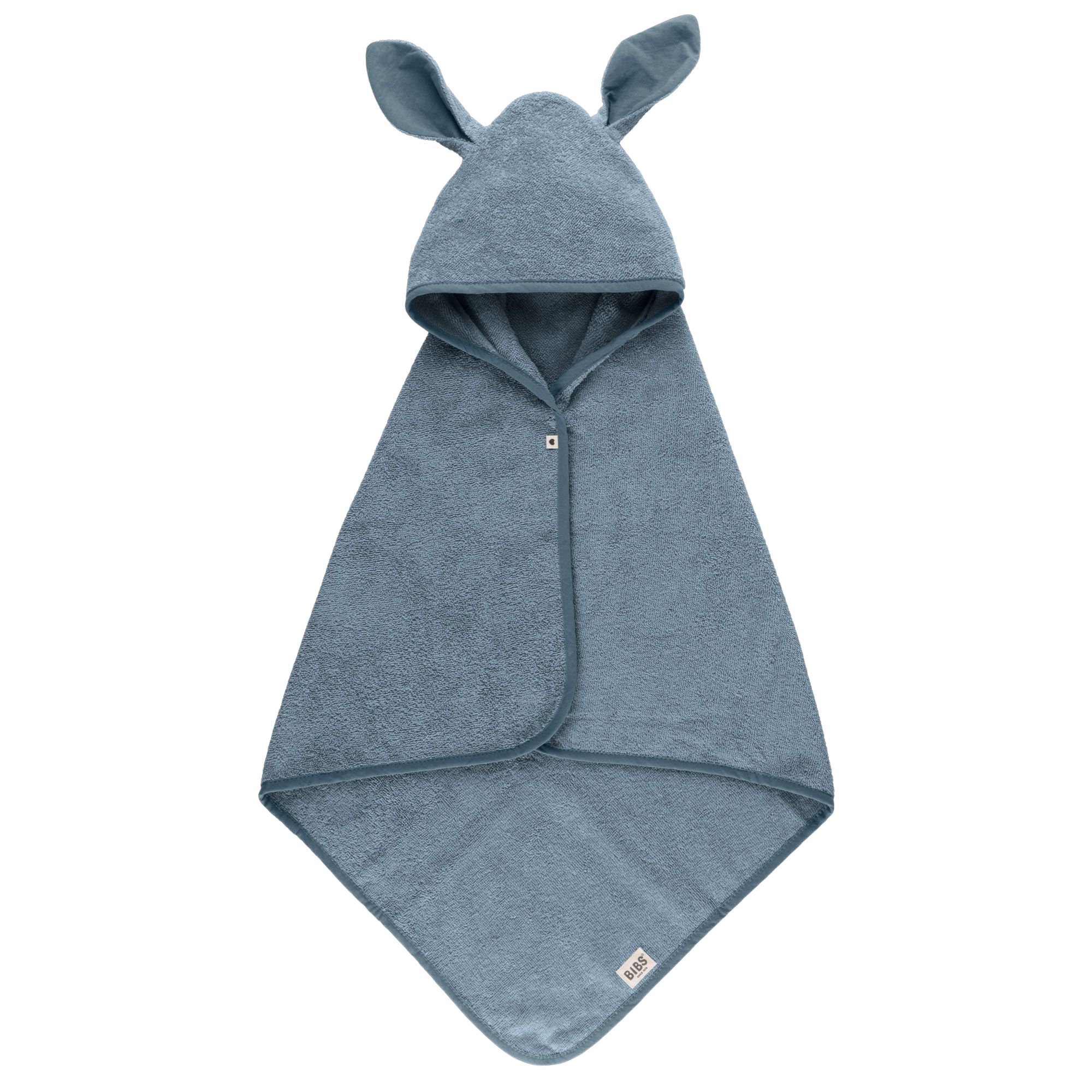 BIBS Klokanská utierka s kapucňou z BIO bavlny - Petrol